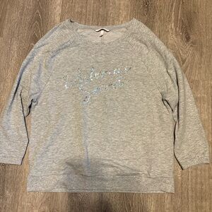 Victoria's Secret Light Gray Sweatshirt